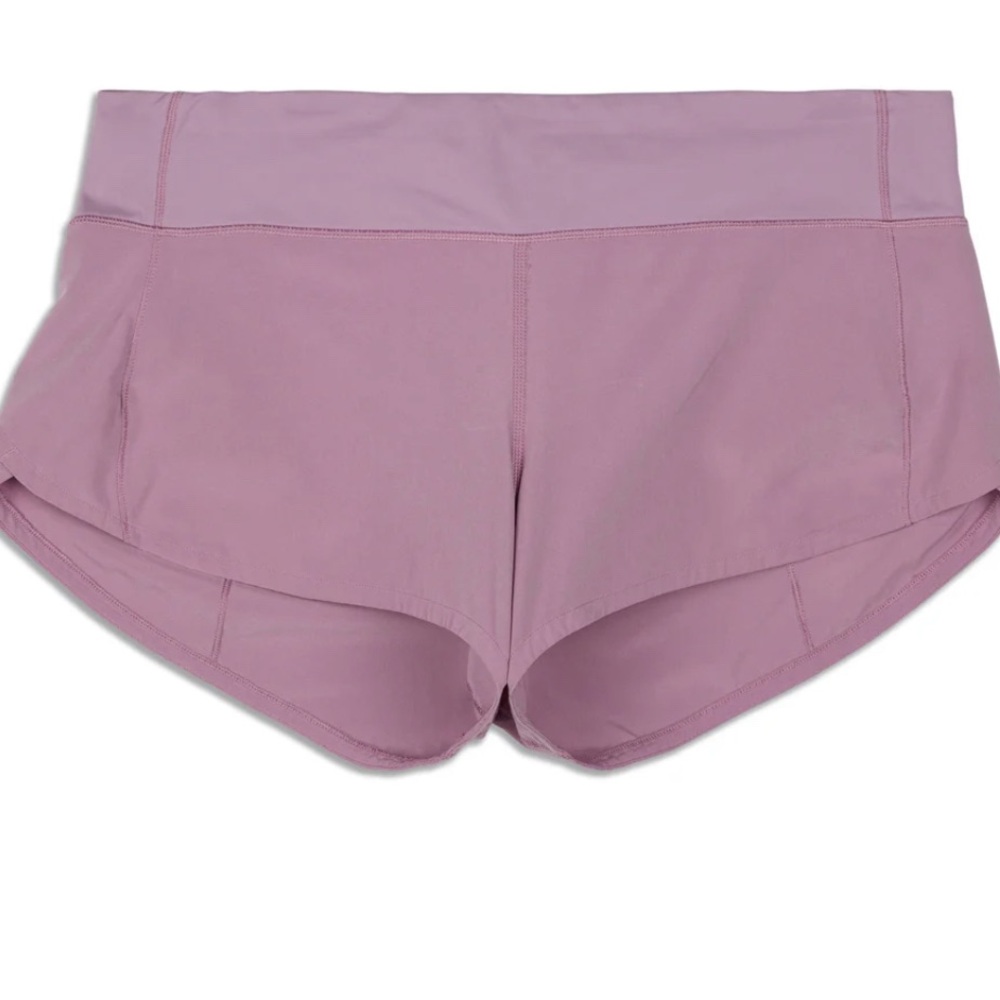 Lululemon Speed Up Shorts- Size 2 in the color Lilac Quartz.